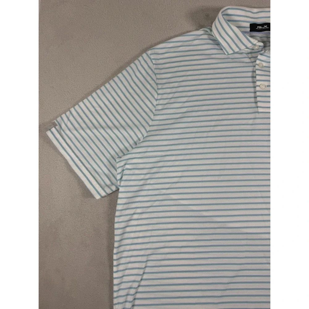 RLX Ralph Lauren Men's Striped Performance Shirt Size XXL